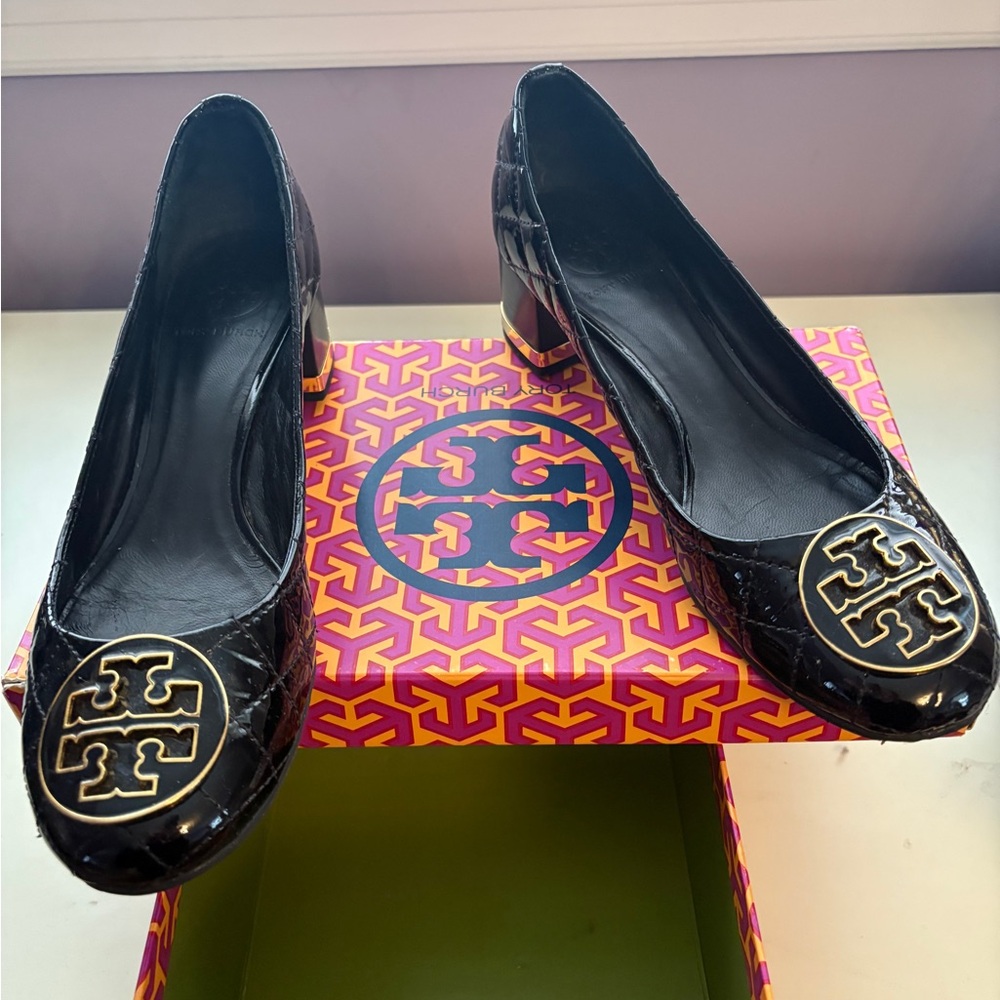 TORY BURCH | Maggie Quilted Pumps Patent Leather